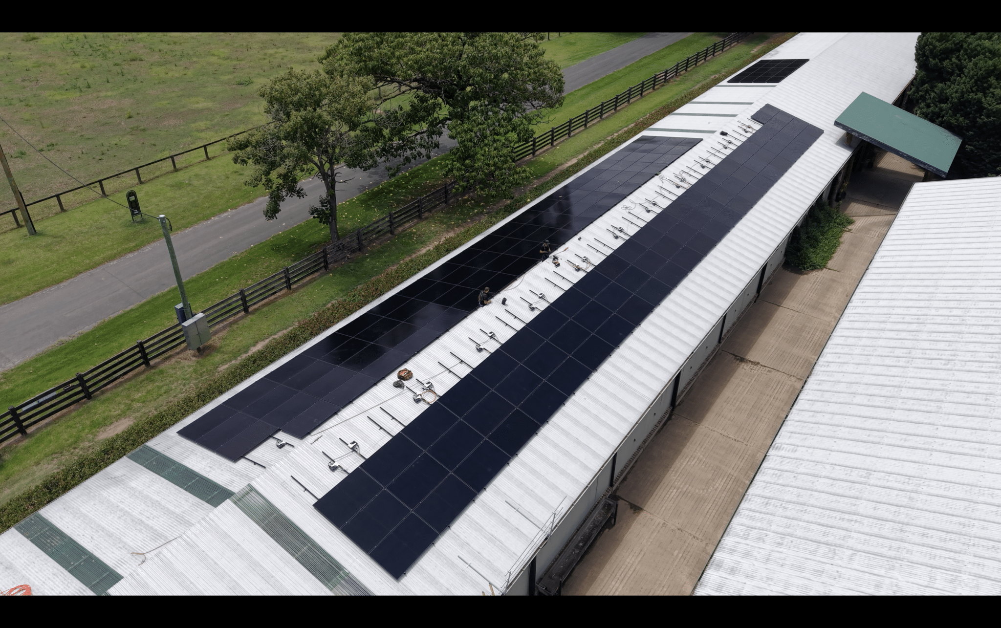 Commercial solar installation on industrial rooftop — PSC Energy