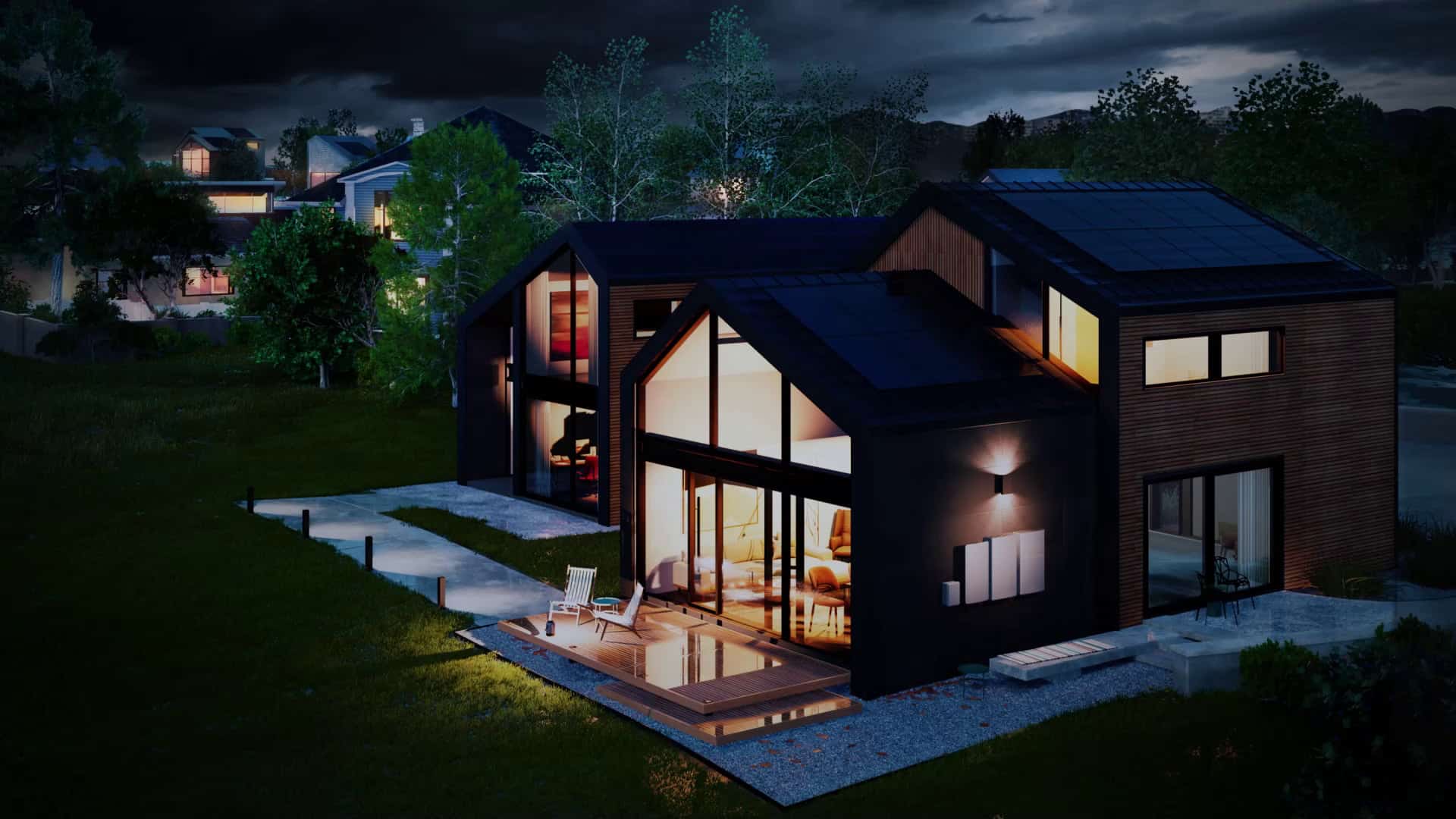 Home powered by Enphase IQ Battery during storm